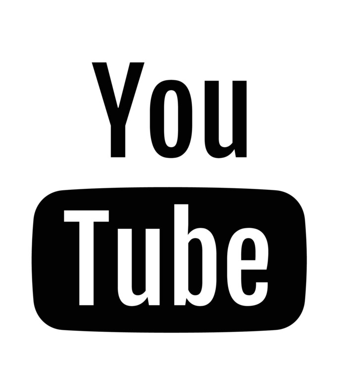 17552415 youtube logotyp svart och vit youtube svart ikon youtube logotyp gratis vector
